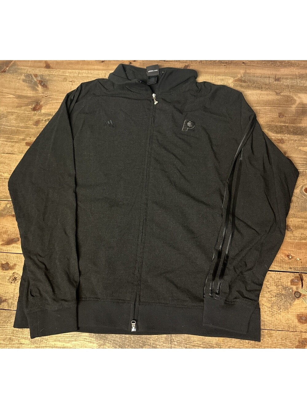 Adidas Pacers NBA Basketball Track Jacket XL Team Black